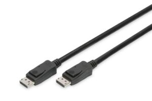 Cable Digitus  DisplayPort Connection Cable AK-340106-010-S Black, DisplayPort to DisplayPort, 1 m 