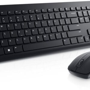 Computer keyboard Dell  Keyboard and Mouse KM3322W Keyboard and Mouse Set, Wireless, Batteries included, RU, Black 