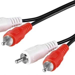Kabelis Goobay  Stereo RCA cable 2x RCA 50030 5 m 