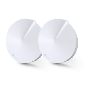 Maršrutizatoriai TP-Link  AC1300 Whole Home Mesh Wi-Fi System Deco M5 (2-pack) 802.11ac, 867+400 Mbit/s, 10/100/1000 Mbit/s, Ethernet LAN (RJ-45) ports 2, Mesh Support Yes, MU-MiMO Yes, Antenna type 4xInternal per Deco uni 