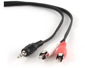 Kabelis Cablexpert  1.5m, 3.5mm/2xRCA, M/M 1.5 m, Black, Red, White 