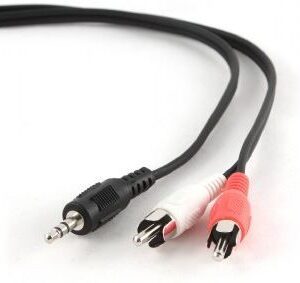 Cable Cablexpert  1.5m, 3.5mm/2xRCA, M/M 1.5 m, Black, Red, White 