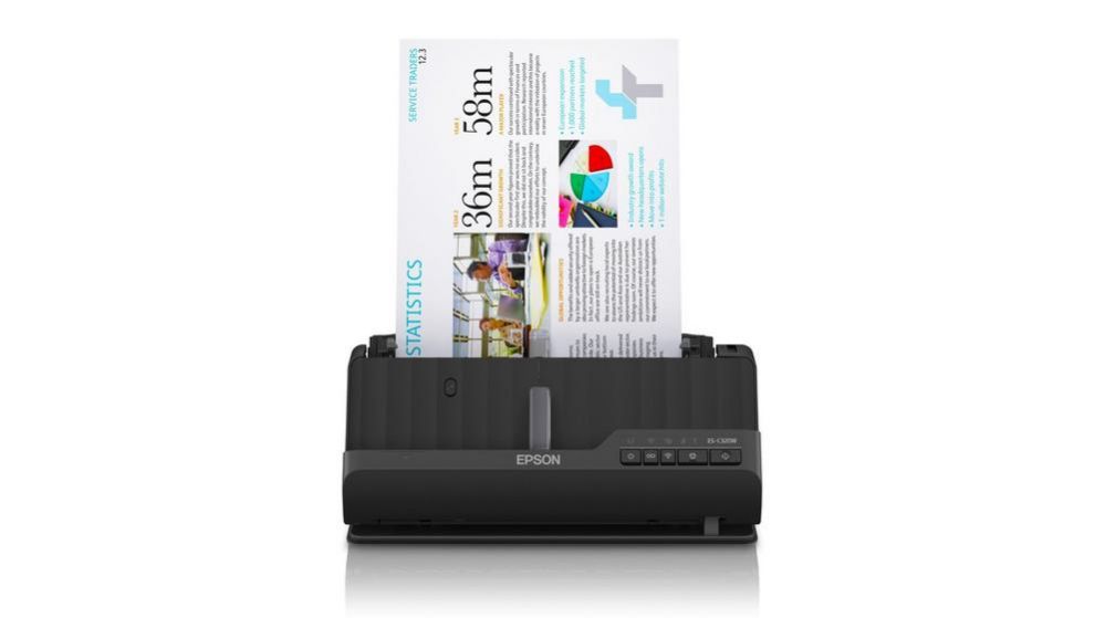 Spausdintuvai EPSON Compact Wi-Fi scanner ES-C320W Sheetfed, Wireless