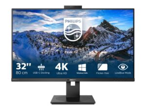 Monitor Philips  Monitor 	329P1H 31.5 ", IPS, 4K UHD, 3840 x 2160, 16:9, 4 ms, 350 cd/m², Black, 60 Hz, HDMI ports quantity 2 