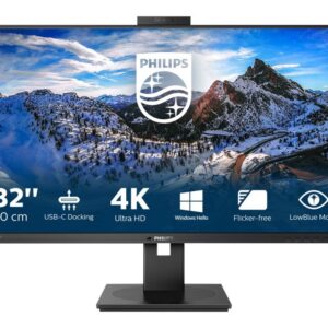 Monitorid Philips  Monitor 	329P1H 31.5 ", IPS, 4K UHD, 3840 x 2160, 16:9, 4 ms, 350 cd/m², Black, 60 Hz, HDMI ports quantity 2 