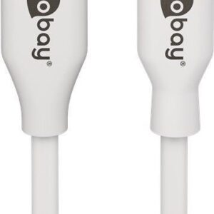 Kaabel Goobay  Lightning - USB-C  USB charging and sync cable, 2 m, white  USB-C  male Apple Lightning male (8-pin) 