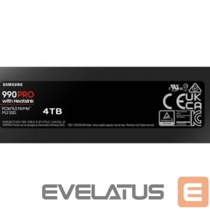 Kõvaketas SSD Samsung  990 PRO with Heatsink NVMe SSD 4TB 