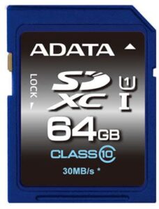 Memory cards ADATA  Premier 64 GB SDHC Flash memory class 10 No