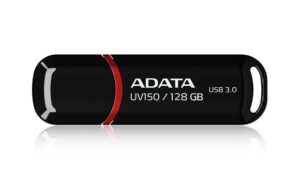 Flash drive ADATA  UV150 128 GB USB 3.0 Black 