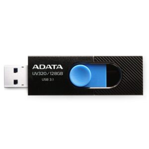 USB atmintinė ADATA  UV320 128 GB USB 3.1 Black/Blue 