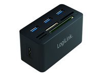 Converter Logilink  USB 3.0 Hub with All-in-One Card Reader