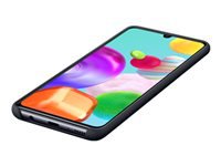 Nugarėlės dėklai Samsung  Galaxy A41 Silicone Cover case Black