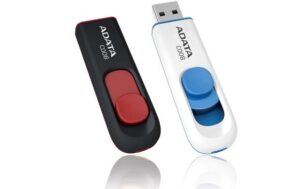 Flash drive ADATA  MEMORY DRIVE FLASH USB2 16GB/BLACK/RED AC008-16G-RKD A-DATA 