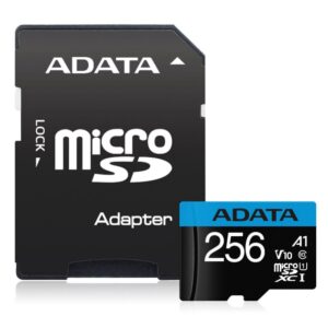 Other Computer Accessory ADATA  MEMORY MICRO SDXC 256GB W/AD./AUSDX256GUICL10A1-RA1 