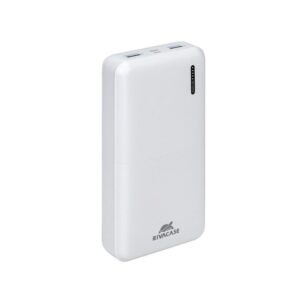 Ārējais akumulators RIVACASE  POWER BANK USB 20000MAH/VA2572 WHITE 