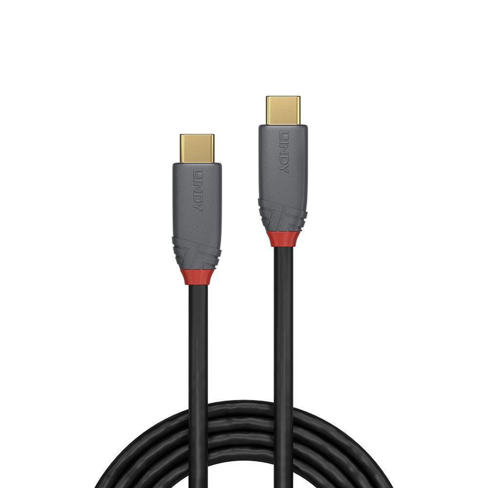 Kabelis LINDY CABLE USB3.2 C-C 1M/ANTHRA 36901