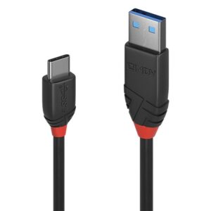Kabelis LINDY  CABLE USB3.2 A-C 0.5M/BLACK 36915 