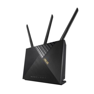 Routers Asus  Wireless Router||Wireless Router|1800 Mbps|Wi-Fi 5|Wi-Fi 6|1 WAN|4x10/100/1000M|Number of antennas 4|4G-AX56 