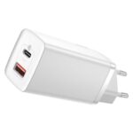 Adapteris Baseus  MOBILE CHARGER WALL 65W / WHITE CCGAN2L-B02