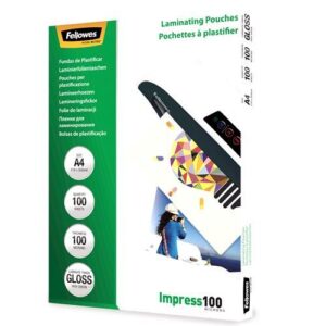 Biroja piederumi Fellowes  LAMINATOR POUCH GLOSSY/A4 100 100PCS 5351111