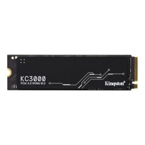 Cietais disks SSD Kingston  SSD||KC3000|1TB|M.2|NVMe|3D TLC|Write speed 6000 MBytes/sec|Read speed 7000 MBytes/sec|TBW 800 TB|MTBF 1800000 hours|SKC3000S/1024G 