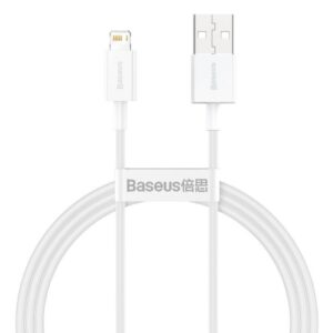 Kabelis Baseus  CABLE LIGHTNING TO USB 1M/WHITE CALYS-A02