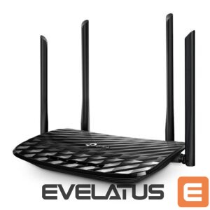 Maršrutizatoriai TP-Link  Wireless Router||Wireless Router|1200 Mbps|IEEE 802.11a|IEEE 802.11 b/g|IEEE 802.11n|IEEE 802.11ac|4x10/100/1000M|LAN \ WAN ports 1|Number of antennas 5|ARCHERA6 