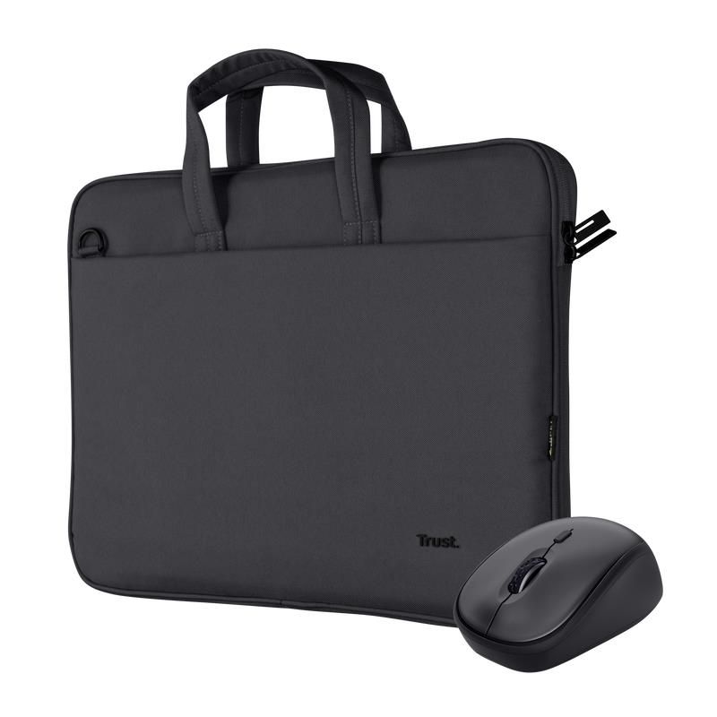 Sülearvuti kott Trust NB CASE BOLOGNA 16" +MOUSE SET/BLACK 24988