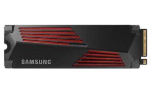 Kietasis diskas SDD Samsung  SSD||990 PRO with Heatsink|1TB|M.2|PCIE|NVMe|MLC|Write speed 6900 MBytes/sec|Read speed 7450 MBytes/sec|2.3mm|TBW 600 TB|MTBF 1500000 hours|MZ-V9P1T0GW 