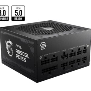 Power Supply MSI  Power Supply||850 Watts|Efficiency 80 PLUS GOLD|PFC Active|MAGA850GLPCIE5 