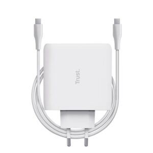 Cables and wires Trust  MOBILE CHARGER WALL MAXO 100W/USB-C WHITE 25140