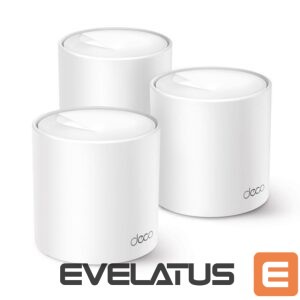 Maršrutizatoriai TP-Link  Wireless Router||Wireless Router|1500 Mbps|Mesh|Wi-Fi 6|1x10/100/1000M|1x2.5GbE|DHCP|DECOX10(3-PACK) 