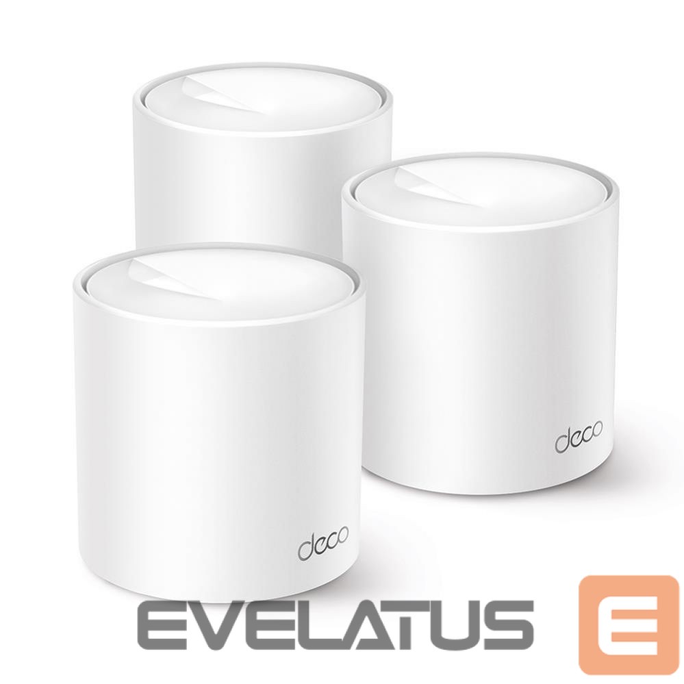 Ruuterid TP-Link Wireless Router||Wireless Router|1500 Mbps|Mesh|Wi-Fi 6|1x10/100/1000M|1x2.5GbE|DHCP|DECOX10(3-PACK)