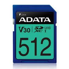 Cita datorprece ADATA  MEMORY SDXC 512GB V30/ASDX512GUI3V30S-R 