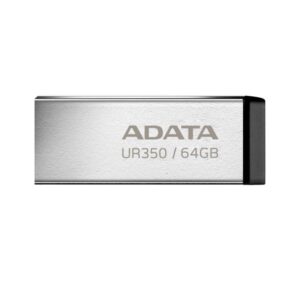 Zibatmiņa ADATA  MEMORY DRIVE FLASH USB3.2 64GB/BLACK UR350-64G-RSR/BK 