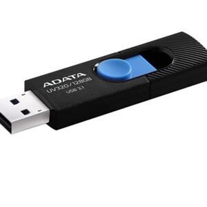 Flash drive ADATA  MEMORY DRIVE FLASH USB3 128GB/BLACK AUV320-128G-RBKBL 