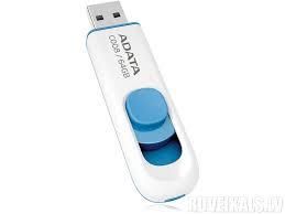 Flash drive ADATA  MEMORY DRIVE FLASH USB2 64GB/WH./BLUE AC008-64G-RWE 