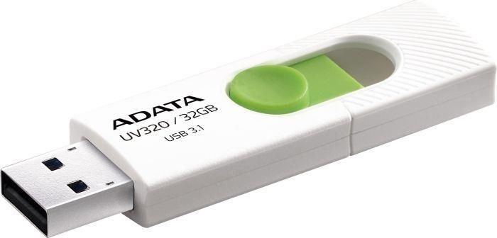 Flash drive ADATA MEMORY DRIVE FLASH USB3.1 32GB/WHITE AUV320-32G-RWHGN