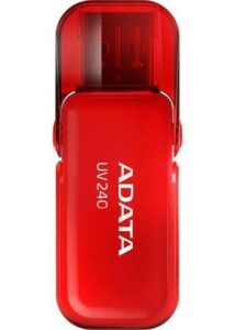 USB atmintinė ADATA  MEMORY DRIVE FLASH USB2 32GB/RED AUV240-32G-RRD 