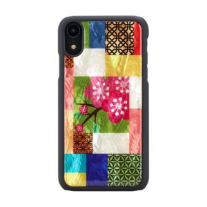 Dėklai Ikins Apple SmartPhone case iPhone XR cherry blossom black 