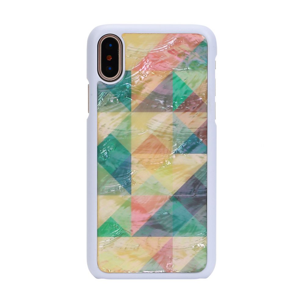 Maciņi Ikins Apple SmartPhone case iPhone XS/S mosaic white