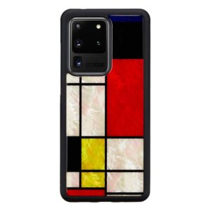 Dėklai Ikins Samsung case for Samsung Galaxy S20 Ultra mondrian black 