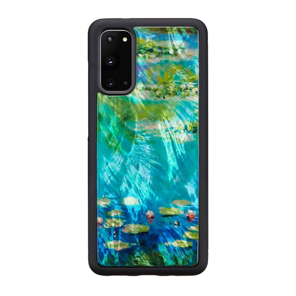 Ümbrised Ikins Samsung case for Samsung Galaxy S20 water lilies black