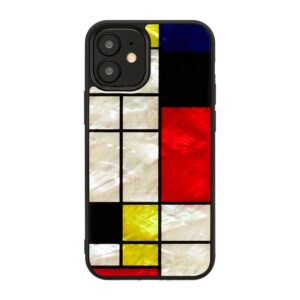 Dėklai Ikins Apple case for Apple iPhone 12 mini mondrian black 