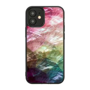 Dėklai Ikins Apple case for Apple iPhone 12 mini water flower black 