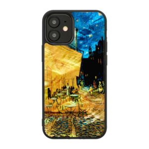Dėklai Ikins Apple case for Apple iPhone 12 mini cafe terrace black 