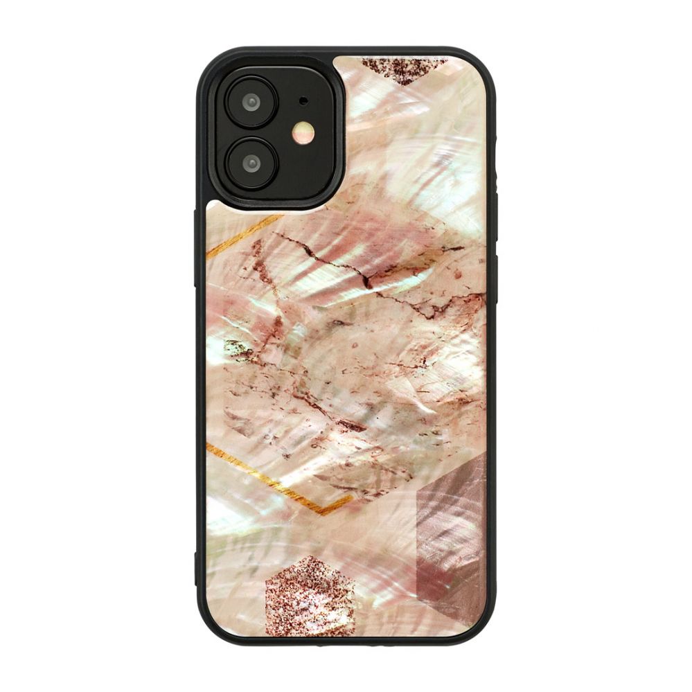 Maciņi Ikins Apple case for Apple iPhone 12 mini pink marble