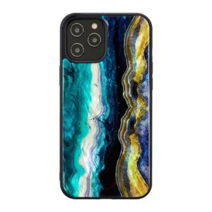 Maciņš universāla grāmata Ikins Apple case for Apple iPhone 12/12 Pro purple agate 