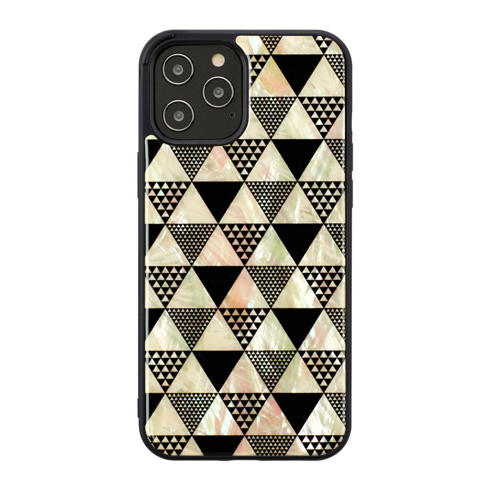 Tagakaaned Ikins Apple case for Apple iPhone 12 Pro Max pyramid black