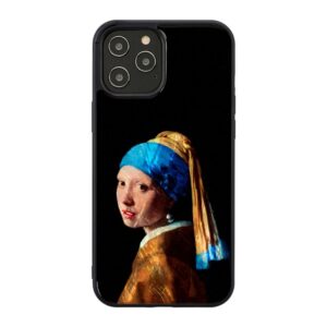 Dėklai Ikins Apple case for Apple iPhone 12 Pro Max girl with a pearl earring 
